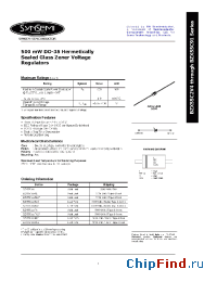Datasheet BZX55C10RL manufacturer Synsemi