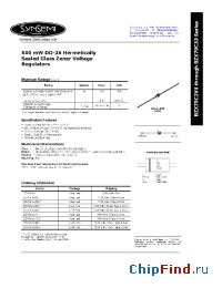 Datasheet BZX79C15RL manufacturer Synsemi