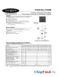 Datasheet P300A manufacturer Synsemi
