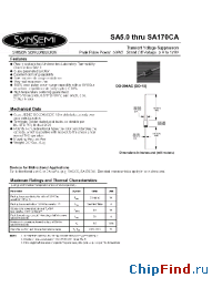 Datasheet SA7.5 manufacturer Synsemi