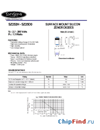 Datasheet SZ255B manufacturer Synsemi