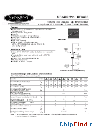 Datasheet UF5404 manufacturer Synsemi