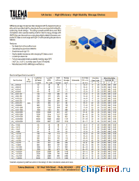 Datasheet SAV-0.63-150 manufacturer Talema