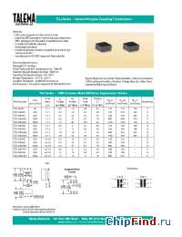 Datasheet TGJ-500-6D manufacturer Talema