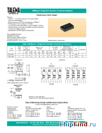Datasheet TGS-100B manufacturer Talema