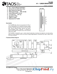 Datasheet TSL208R manufacturer TAOSinc