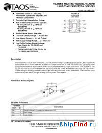 Datasheet TSL261RD manufacturer TAOSinc