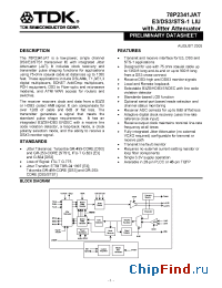 Datasheet 78P2341JAT-IH manufacturer TDK