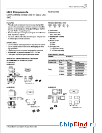 Datasheet ACM2012-900-2PTL manufacturer TDK