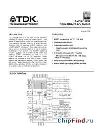 Datasheet AVPRO5003-CG manufacturer TDK