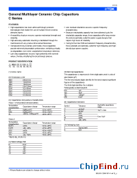 Datasheet C0603CH1H0R5C manufacturer TDK