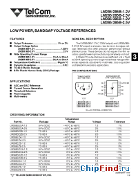 Datasheet LM285BEOA-1.2 manufacturer TelCom
