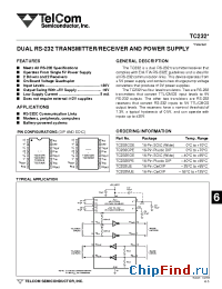 Datasheet TC232EPE manufacturer TelCom