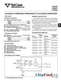 Datasheet TC9400COD manufacturer TelCom