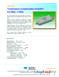 Datasheet CMT-4-0502 manufacturer Teledyne