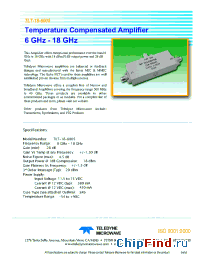 Datasheet TMT-18-6004 manufacturer Teledyne