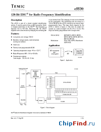 Datasheet E5530H-ZZZ-DIT manufacturer TEMIC