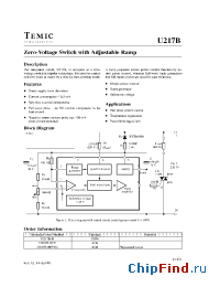Datasheet U217B-B manufacturer TEMIC
