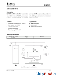 Datasheet U426B-FP manufacturer TEMIC