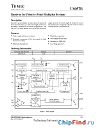 Datasheet U6057B manufacturer TEMIC