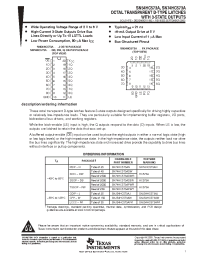 Datasheet 5962-8512801VSA manufacturer TI