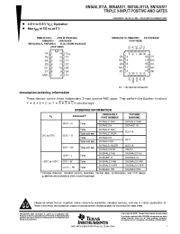 Datasheet 5962-86841012A manufacturer TI