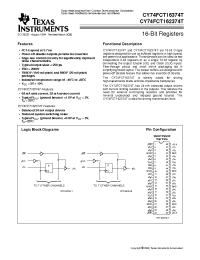 Datasheet 74FCT162374ETPVCT manufacturer TI
