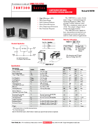 Datasheet 78HT353VC manufacturer TI