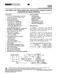 Datasheet ADS8327IBPW manufacturer TI