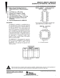 Datasheet AM26C31CD manufacturer TI