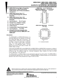 Datasheet AM26LS32AC manufacturer TI