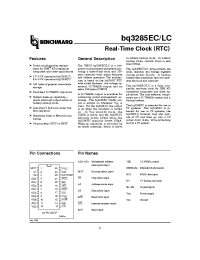 Datasheet BQ3285EC manufacturer TI