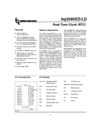 Datasheet BQ3285EDSSTR manufacturer TI