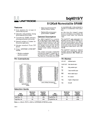 Datasheet BQ4015MA-120N manufacturer TI