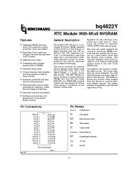 Datasheet BQ4822Y manufacturer TI