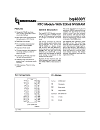 Datasheet BQ4830Y manufacturer TI