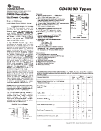 Datasheet CD4029BM96 manufacturer TI