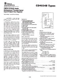 Datasheet CD4034BF3A manufacturer TI