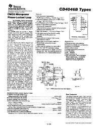 Datasheet CD4046BPWR manufacturer TI