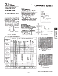 Datasheet CD4068BM manufacturer TI