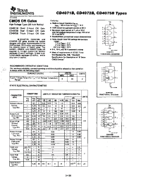 Datasheet CD4071BH manufacturer TI