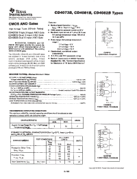 Datasheet CD4073BE manufacturer TI