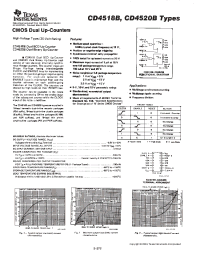 Datasheet CD4518BF3A manufacturer TI