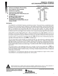 Datasheet CD54AC161 manufacturer TI