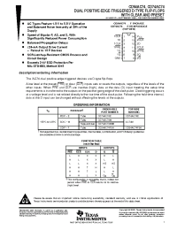 Datasheet CD54AC74F3A manufacturer TI