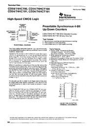 Datasheet CD54HC190 manufacturer TI