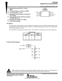 Datasheet CDCV304 manufacturer TI