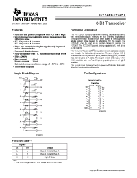 Datasheet CY74FCT2245ATSOC manufacturer TI
