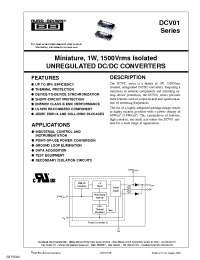 Datasheet DCV010512P-U/700 manufacturer TI