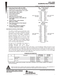 Datasheet L293DDWP manufacturer TI